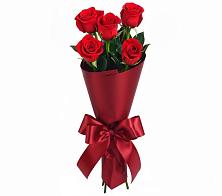Букет 5 Красных роз Эдлесс Лав в Раменье