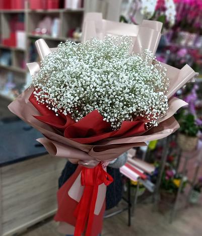 Букет цветов из: Гипсофила в Раменье