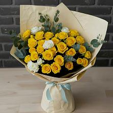 Букет цветов из:  Розы в Раменье