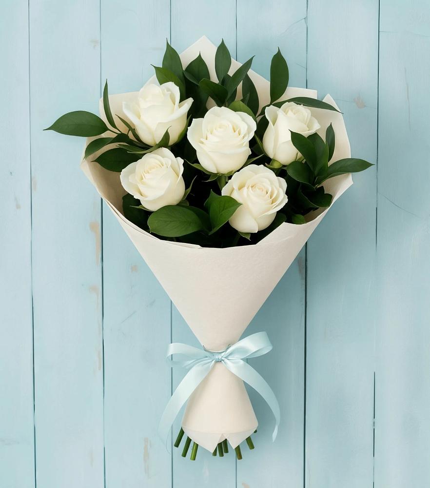 Букет цветов из: Розы в Раменье