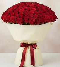 Букет 101 Красная роза Милано #REPLACE_PRED# Раменье