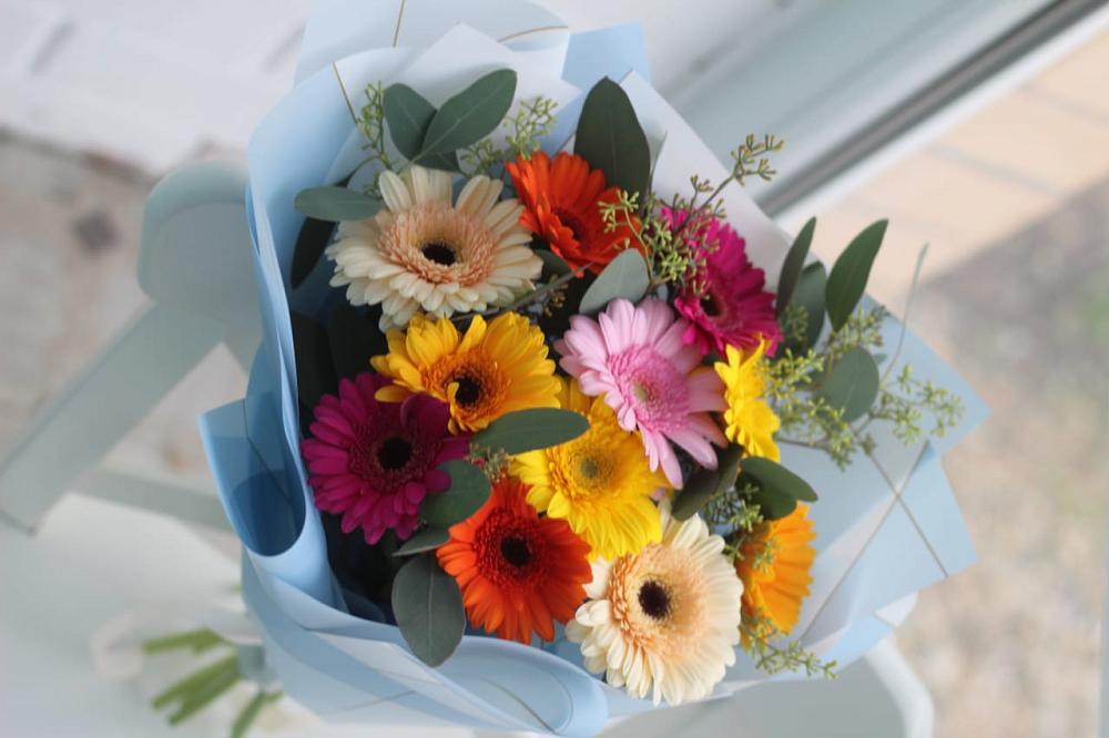 Букет цветов из: Герберы в Раменье