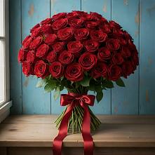 Букет Красные розы Блэк Меджик в Раменье