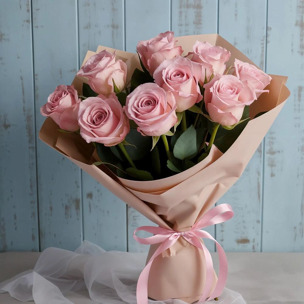 Букет цветов из: Розы в Раменье