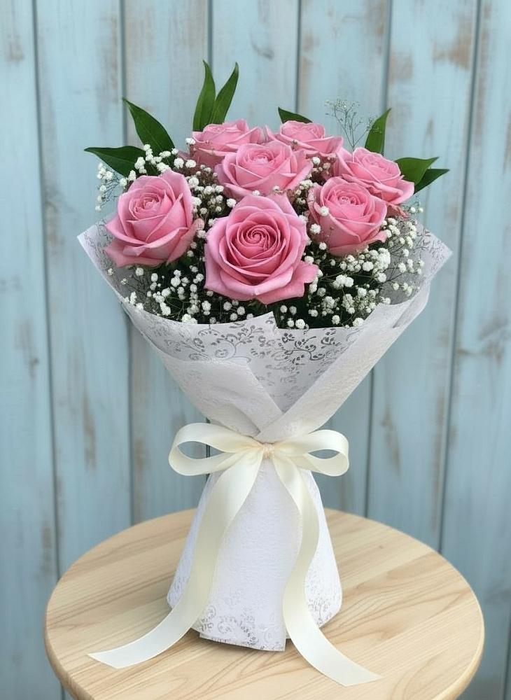 Букет цветов из: Розы в Раменье