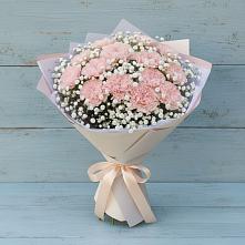 Букет цветов из:  Гвоздики в Раменье
