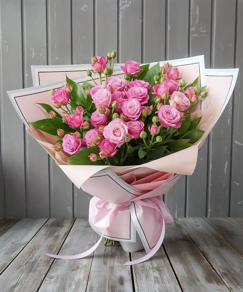 Букет Розовый кустик в Раменье