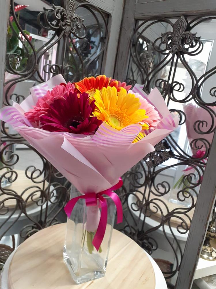 Букет цветов из: Герберы в Раменье