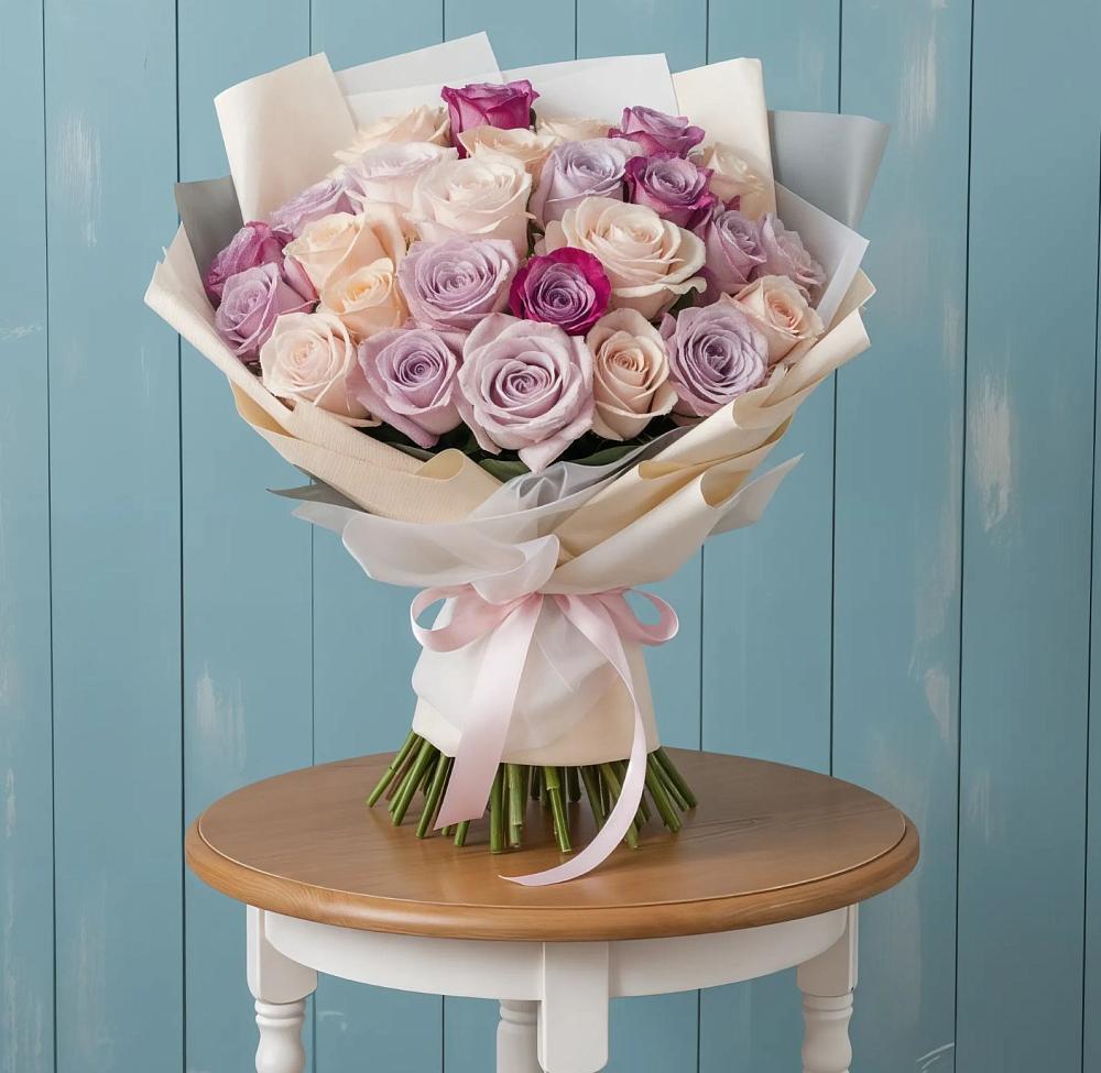 Букет цветов из: Розы в Раменье