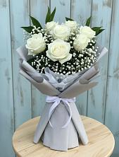 Букет цветов из:  Розы в Раменье