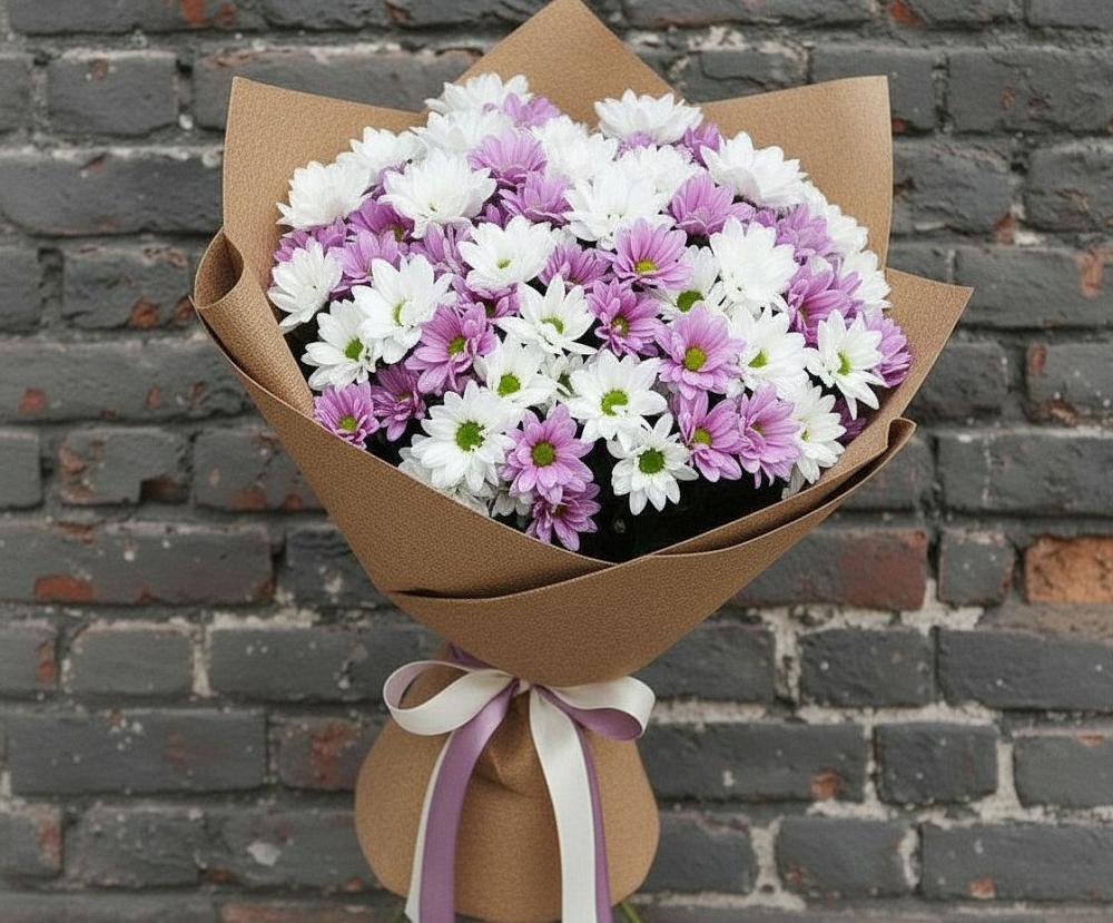 Букет цветов из: Хризантемы в Раменье