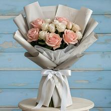 Букет цветов из:  Розы в Раменье