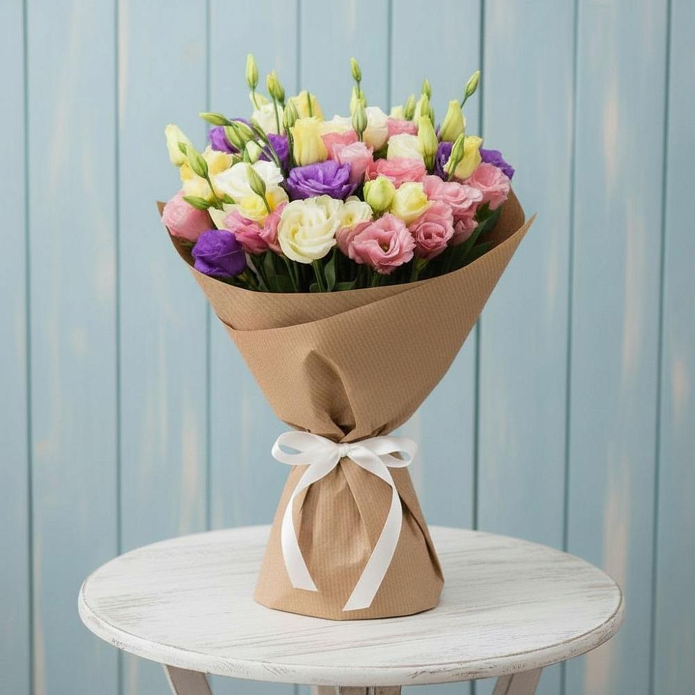 Букет цветов из: Лизиантусы в Раменье