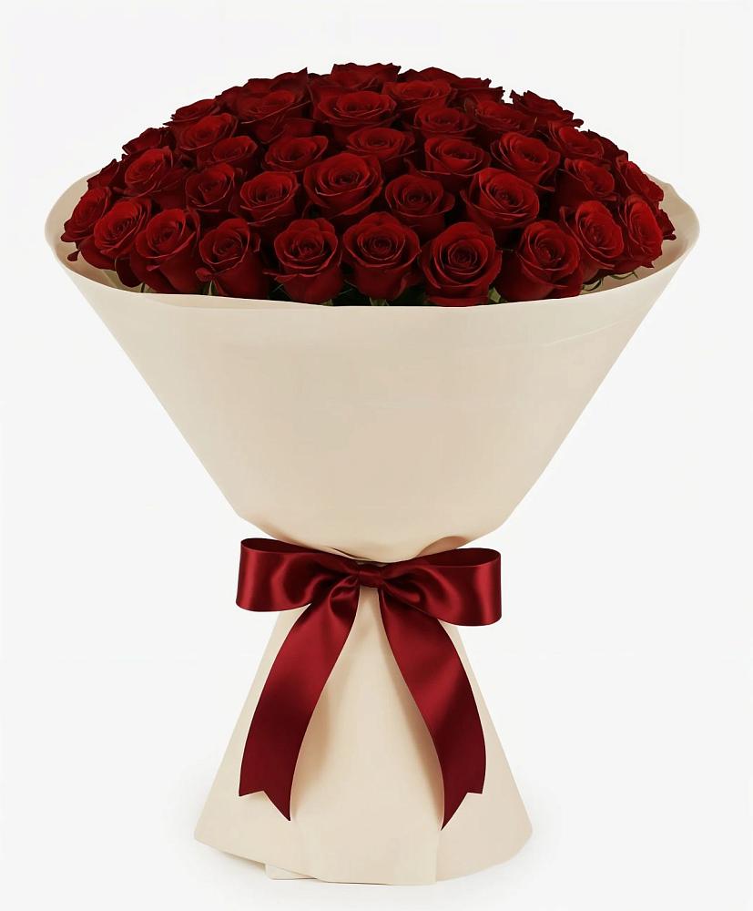 Букет 101 Бордовая роза Блэк Бакарра в Раменье