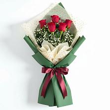 Букет цветов из:  Розы в Раменье
