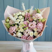 Букет цветов из:  Альстромерии и Розы в Раменье