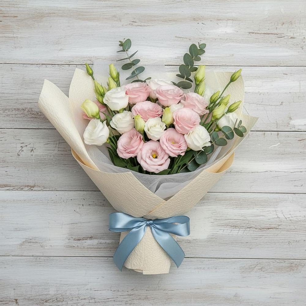 Букет цветов из: Лизиантусы в Раменье